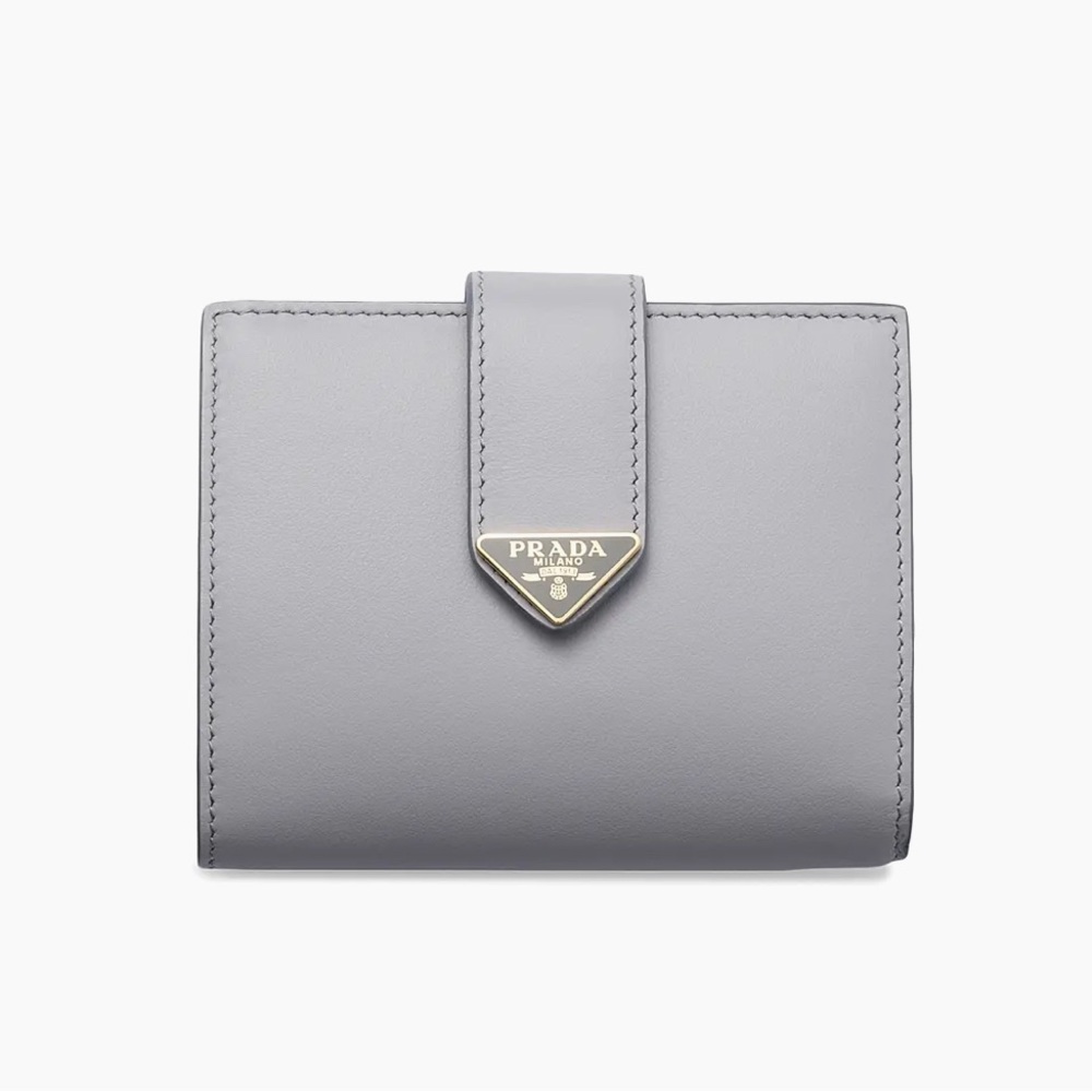 Prada Light Gray Women's Wallet